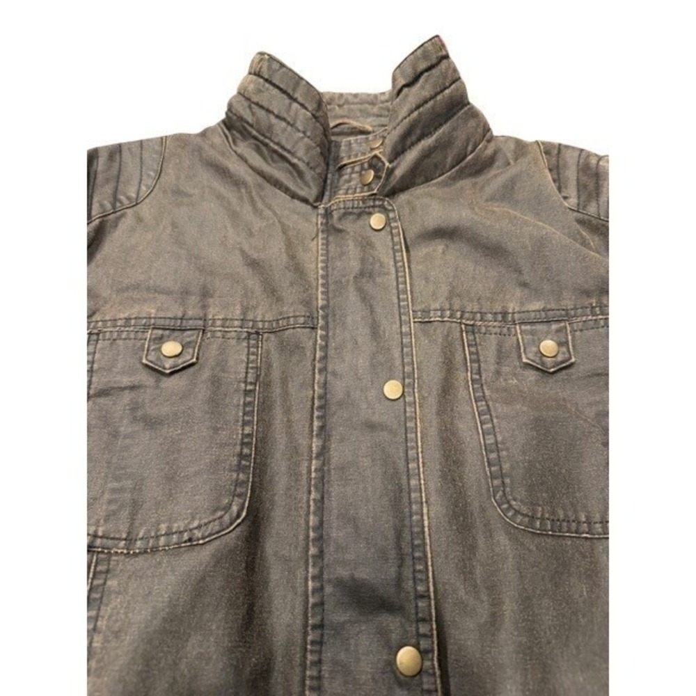 Outback Trading Womens XL Sugar Spice Jacket Brown Quilted Collar Outdoor EUC - Picture 3 of 9